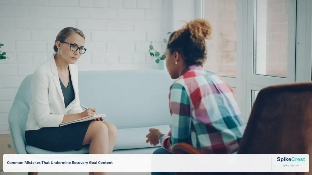 Common Mistakes That Undermine Recovery Goal Content — SpikeCrest addiction treatment SEO