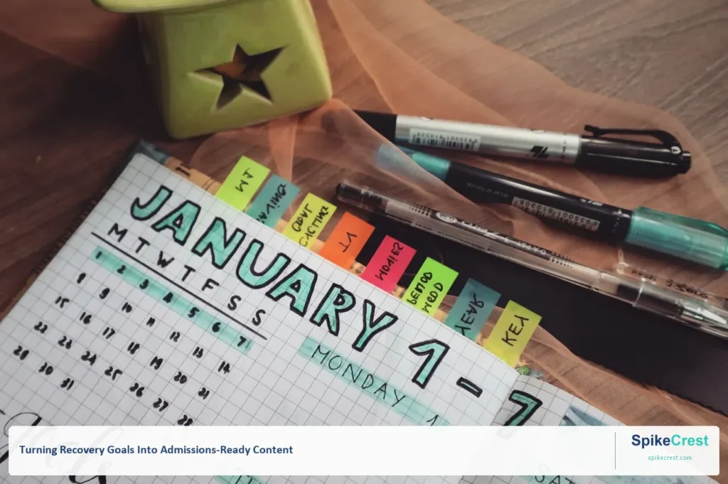 Turning Recovery Goals Into Admissions-Ready Content — SpikeCrest addiction treatment SEO