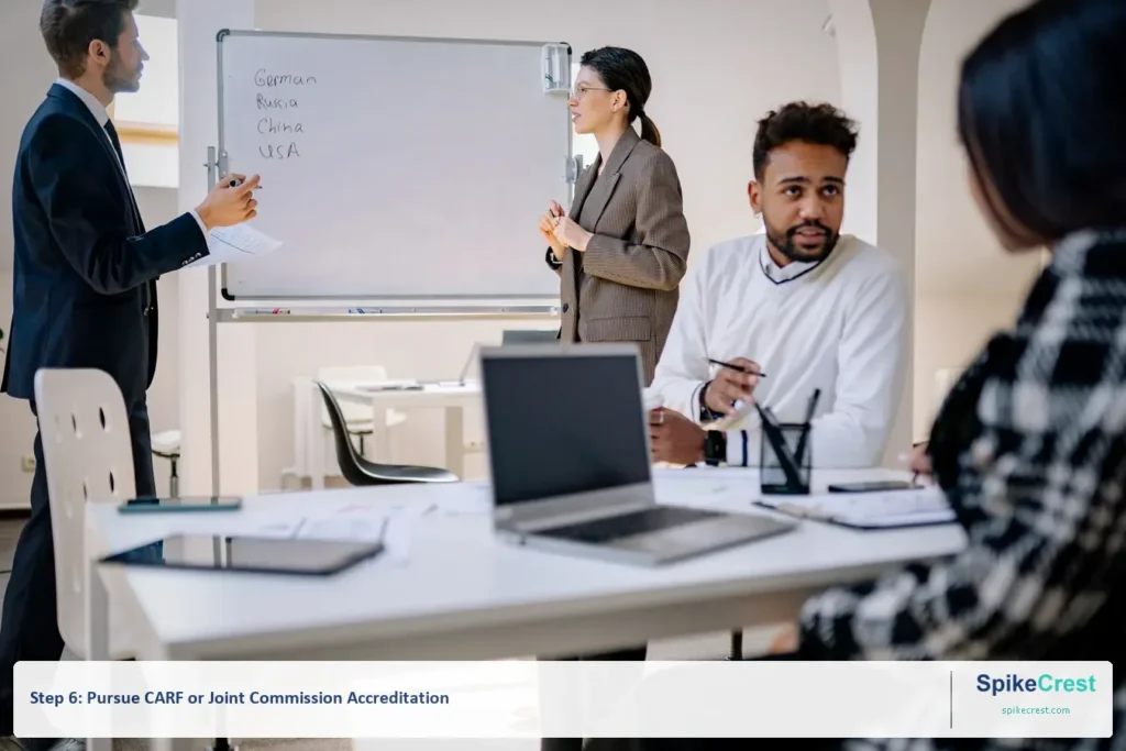 Step 6: Pursue CARF or Joint Commission Accreditation — SpikeCrest addiction treatment SEO