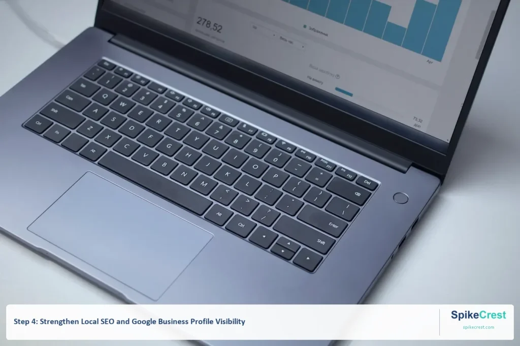 Step 4: Strengthen Local SEO and Google Business Profile Visibility — SpikeCrest addiction treatment SEO